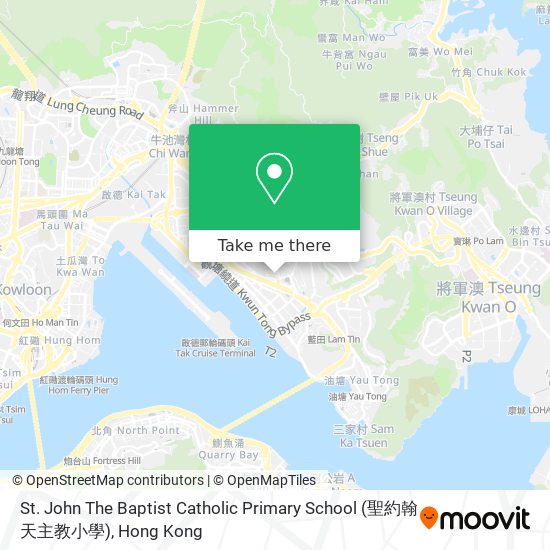 St. John The Baptist Catholic Primary School (聖約翰天主教小學)地圖