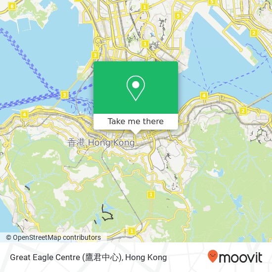 Great Eagle Centre (鷹君中心) map