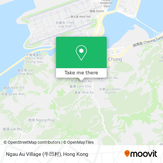 Ngau Au Village (牛凹村)地圖