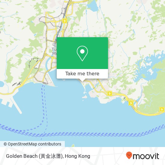 Golden Beach (黃金泳灘) map