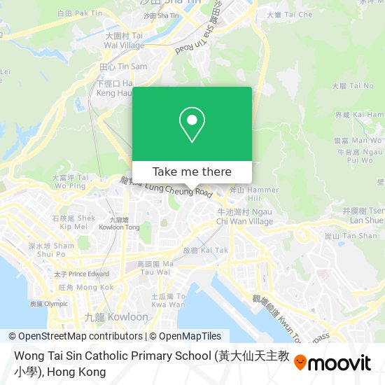 Wong Tai Sin Catholic Primary School (黃大仙天主教小學) map