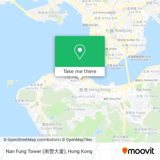 Nan Fung Tower (南豐大廈) map
