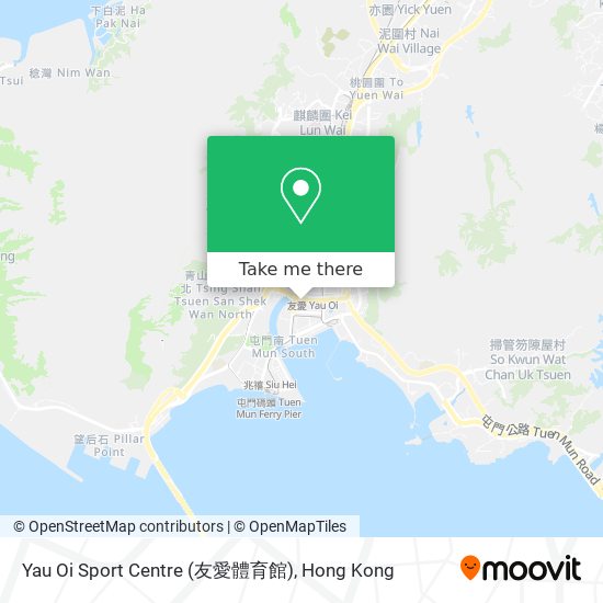 Yau Oi Sport Centre (友愛體育館)地圖