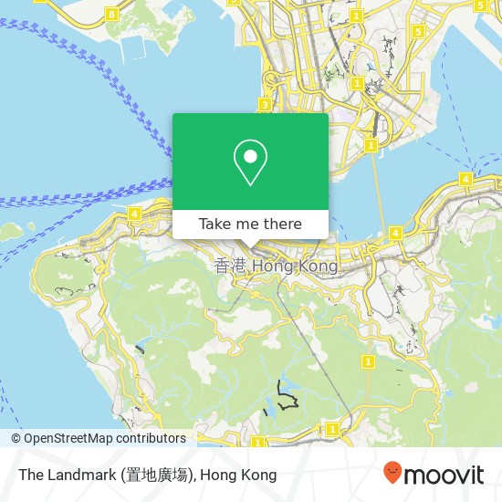The Landmark (置地廣塲) map