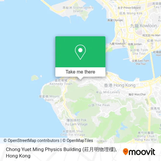 Chong Yuet Ming Physics Building (莊月明物理樓) map