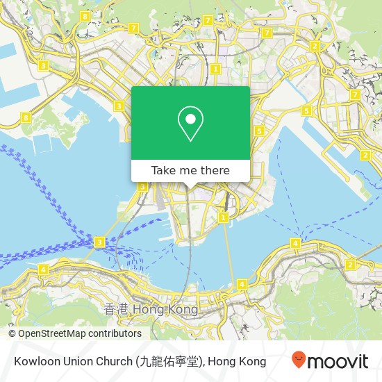 Kowloon Union Church (九龍佑寧堂) map