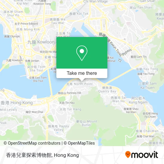 香港兒童探索博物館地圖