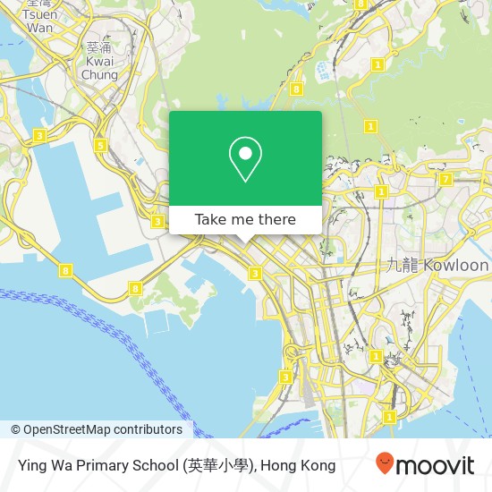 Ying Wa Primary School (英華小學)地圖