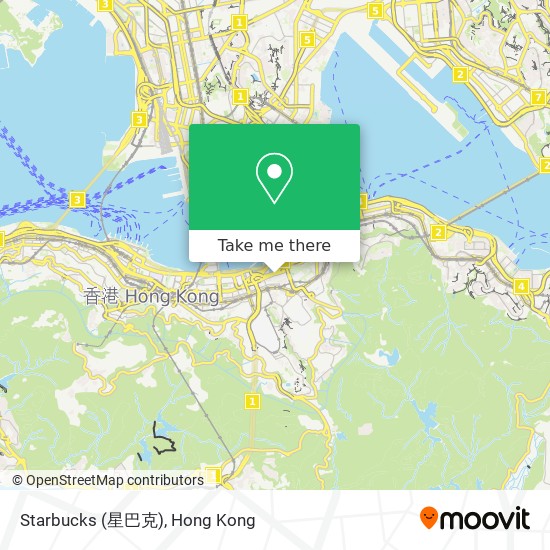 Starbucks (星巴克) map