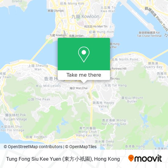 Tung Fong Siu Kee Yuen (東方小祇園) map