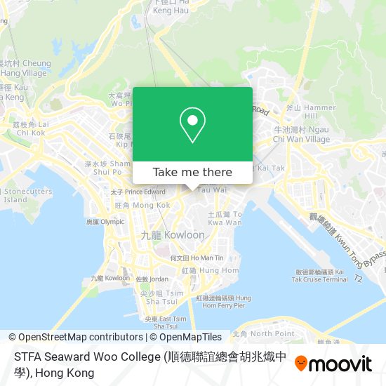 STFA Seaward Woo College (順德聯誼總會胡兆熾中學)地圖