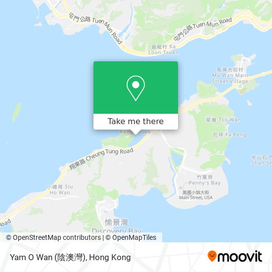 Yam O Wan (陰澳灣) map