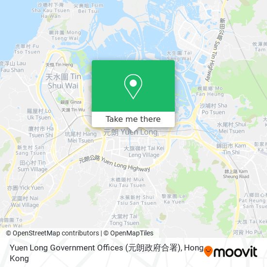 Yuen Long Government Offices (元朗政府合署) map