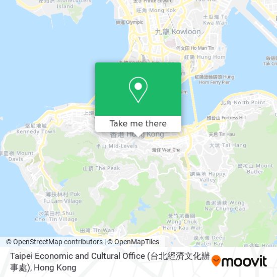 Taipei Economic and Cultural Office (台北經濟文化辦事處)地圖