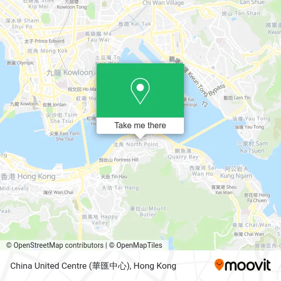 China United Centre (華匯中心) map