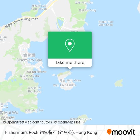 Fisherman's Rock 釣魚翁石 (釣魚公) map