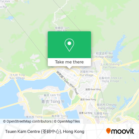 Tsuen Kam Centre (荃錦中心) map