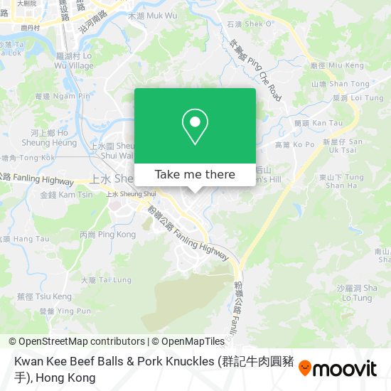 Kwan Kee Beef Balls & Pork Knuckles (群記牛肉圓豬手) map