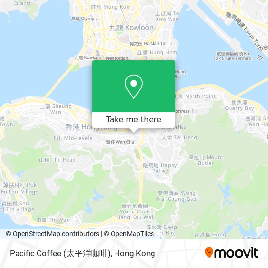 Pacific Coffee (太平洋咖啡) map