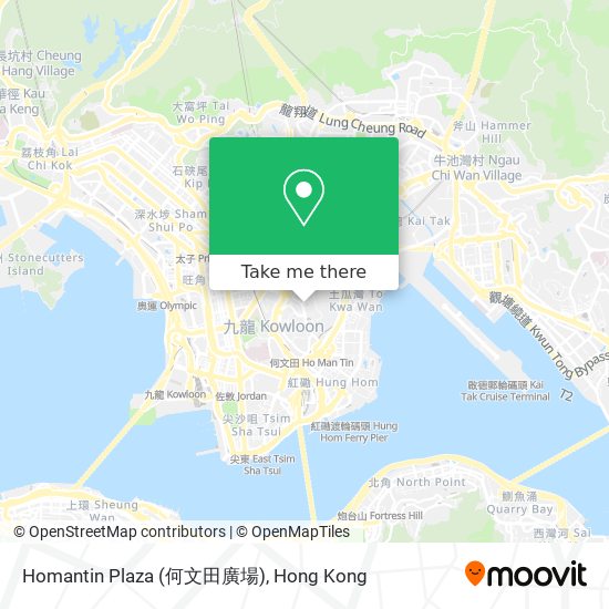 Homantin Plaza (何文田廣場) map