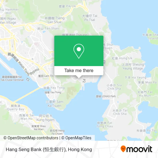 Hang Seng Bank (恒生銀行)地圖