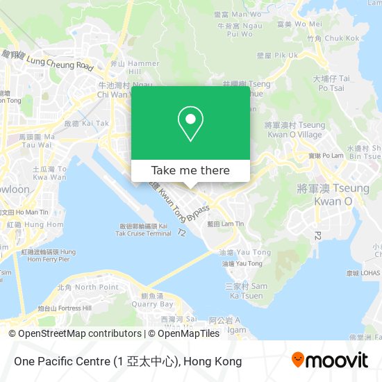 One Pacific Centre (1 亞太中心) map