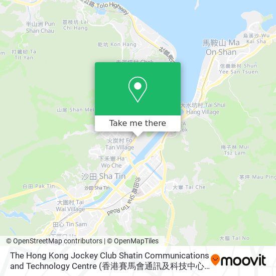 The Hong Kong Jockey Club Shatin Communications and Technology Centre (香港賽馬會通訊及科技中心) map