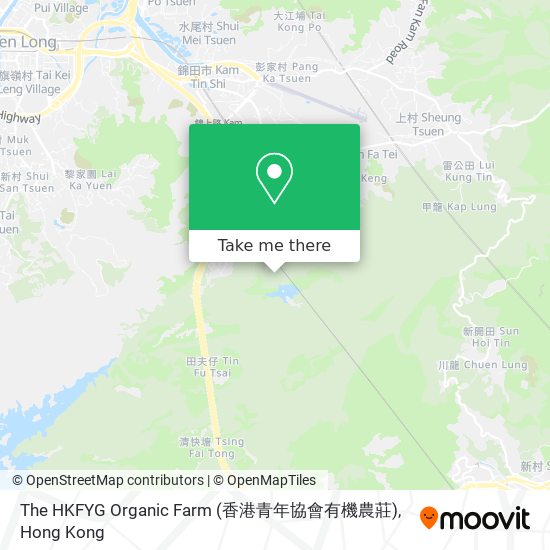 The HKFYG Organic Farm (香港青年協會有機農莊) map