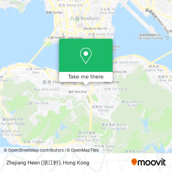 Zhejiang Heen (浙江軒) map