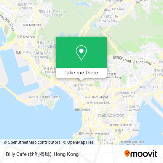 Billy Cafe (比利餐廳)地圖