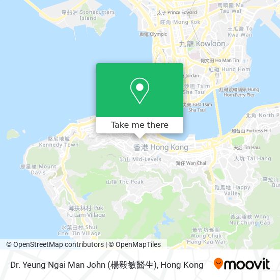 Dr. Yeung Ngai Man John (楊毅敏醫生) map