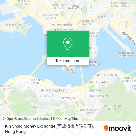 Kin Shing Money Exchange (堅成找換有限公司)地圖