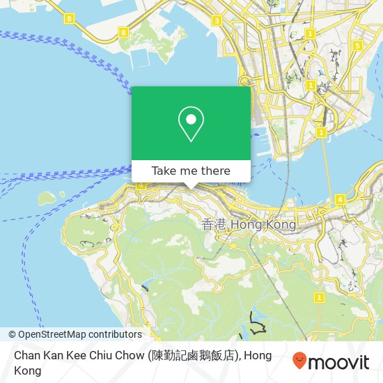 Chan Kan Kee Chiu Chow (陳勤記鹵鵝飯店) map