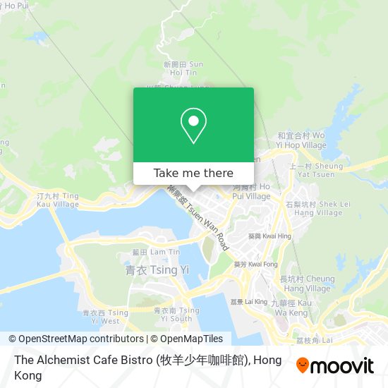 The Alchemist Cafe Bistro (牧羊少年咖啡館)地圖