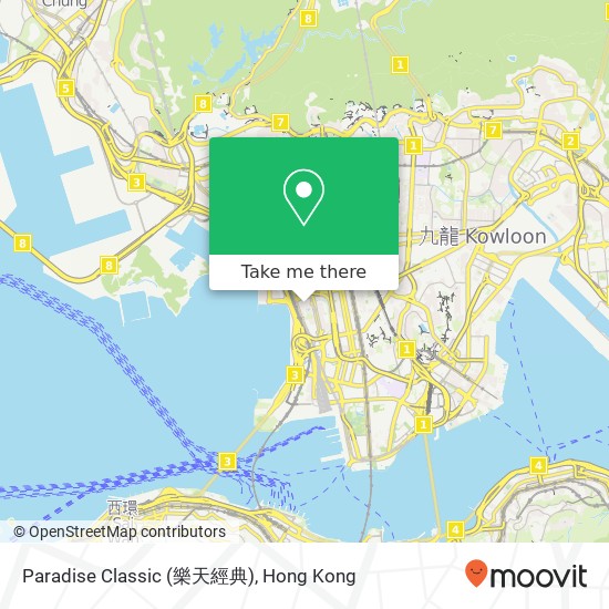 Paradise Classic (樂天經典) map