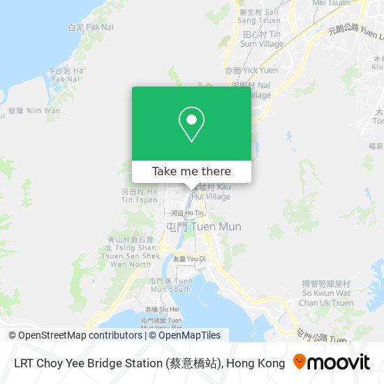 LRT Choy Yee Bridge Station (蔡意橋站)地圖