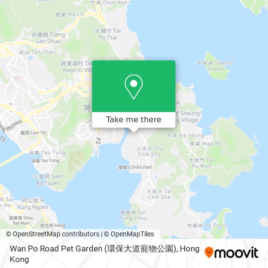 Wan Po Road Pet Garden (環保大道寵物公園) map