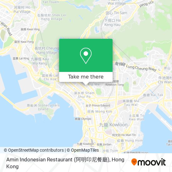Amin Indonesian Restaurant (阿明印尼餐廳) map