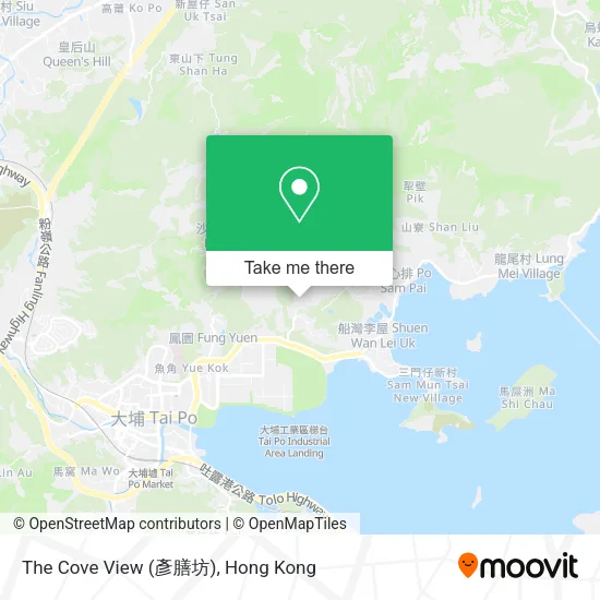 The Cove View (彥膳坊)地圖