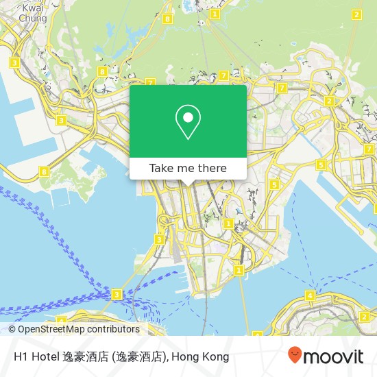 H1 Hotel 逸豪酒店地圖