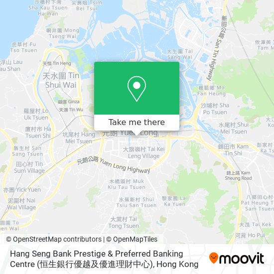 Hang Seng Bank Prestige & Preferred Banking Centre (恒生銀行優越及優進理財中心) map
