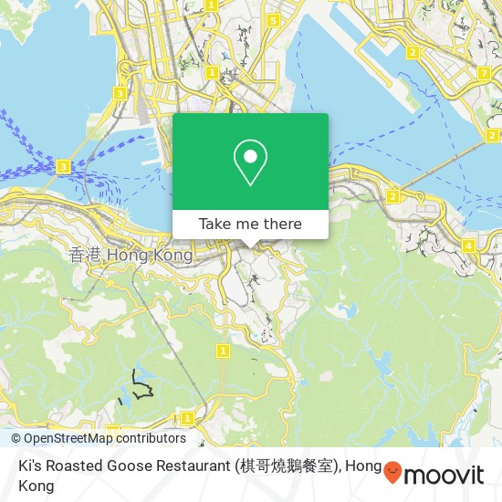 Ki's Roasted Goose Restaurant (棋哥燒鵝餐室) map
