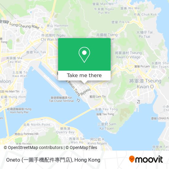 Oneto (一圖手機配件專門店) map