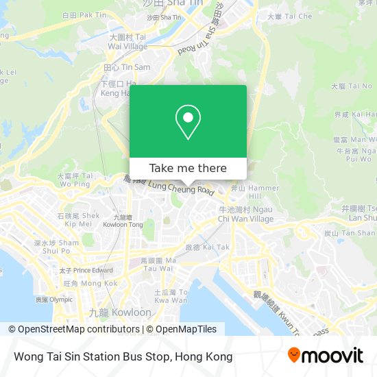 Wong Tai Sin Station Bus Stop map