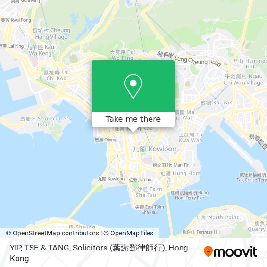 YIP, TSE & TANG, Solicitors (葉謝鄧律師行) map