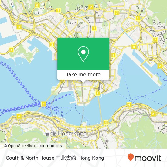 South & North House 南北賓館 map