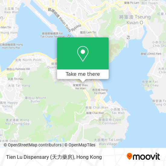 Tien Lu Dispensary (天力藥房) map