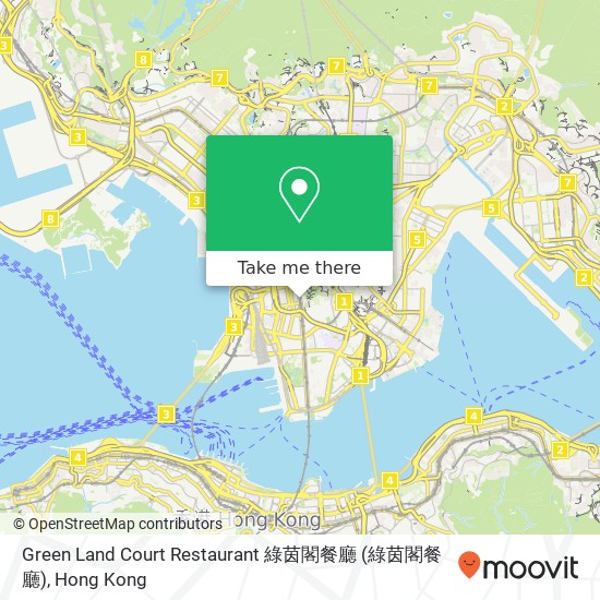 Green Land Court Restaurant 綠茵閣餐廳 map