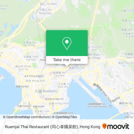 Ruamjai Thai Restaurant (同心泰國菜館) map