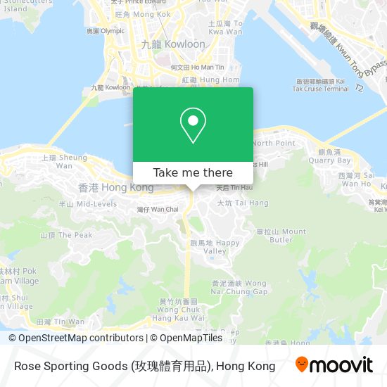 Rose Sporting Goods (玫瑰體育用品) map